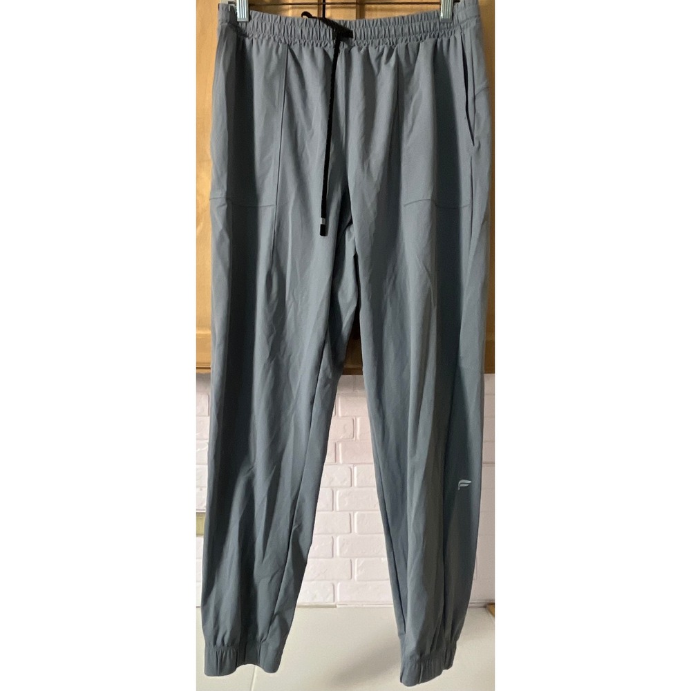 Fabletics Jogger Pants Mens M Gray‎ Lightweight Athletic Activewear
